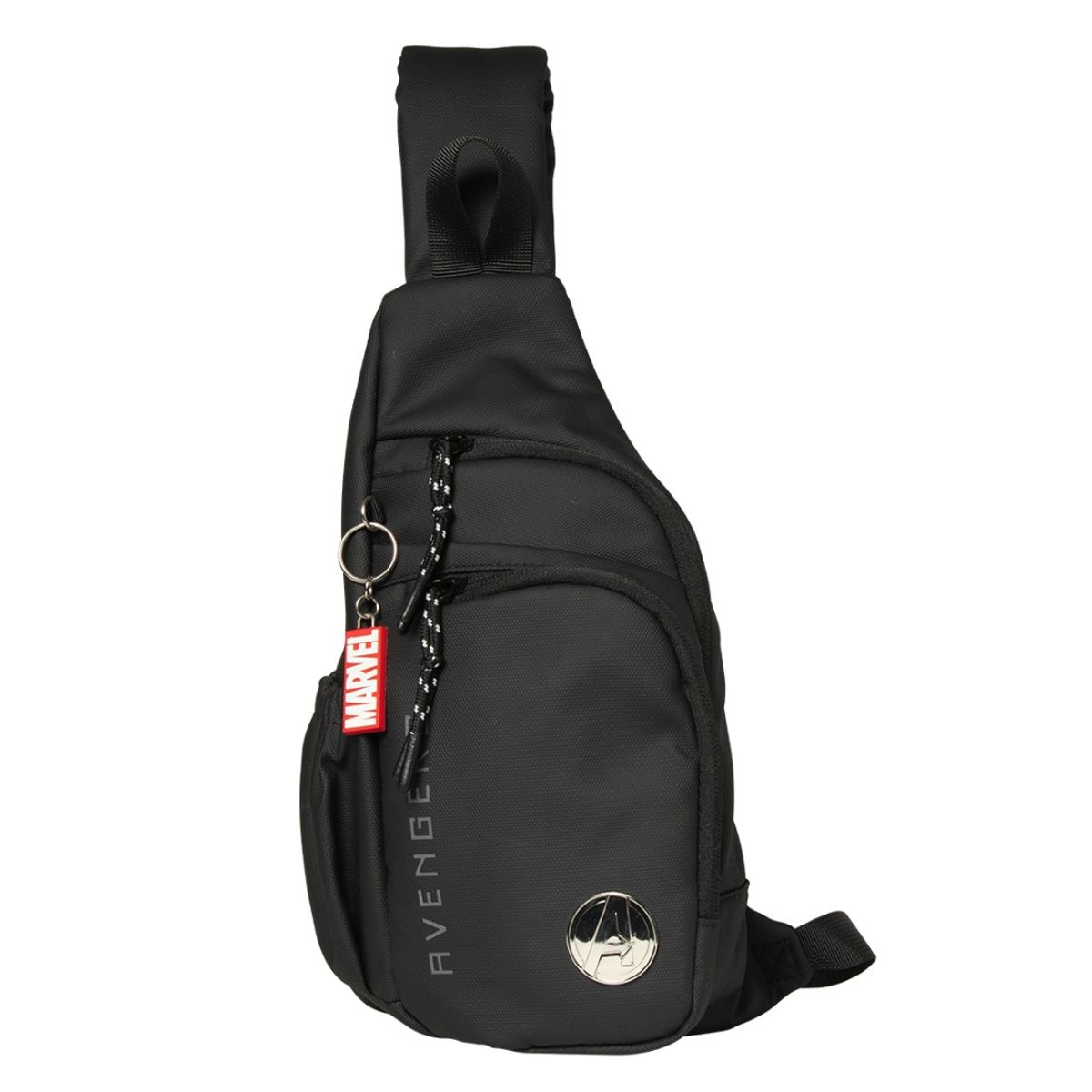 DISNEY CLASICOS - Bolso Cruzado Morral Avengers Marvel Black Limited Edition