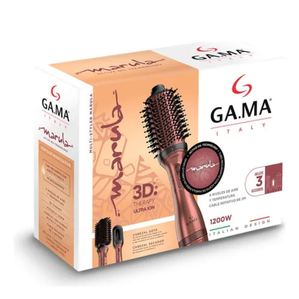 GAMA - CEPILLO SECADOR MODELAOR MARULA STYLER GAMA