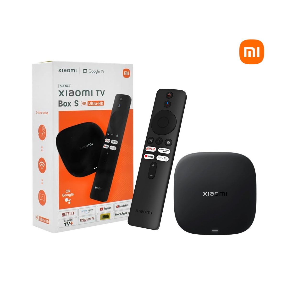 XIAOMI - Tv Box S 3rd Gen Xiaomi 4K Google TV Dolby Visión Control Voz Wifi 6