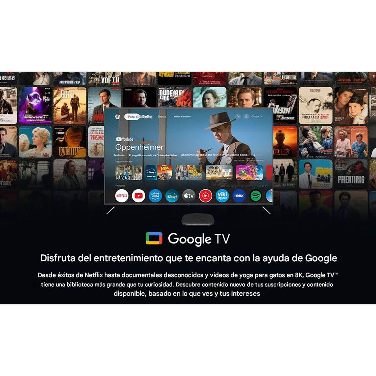 XIAOMI - Tv Box S 3rd Gen Xiaomi 4K Google TV Dolby Visión Control Voz Wifi 6