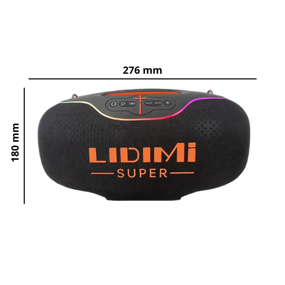 LIDIMI - PARLANTE LIDIMI BLUETOOTH 300W NEGRO - D-S680 + MICROFONO