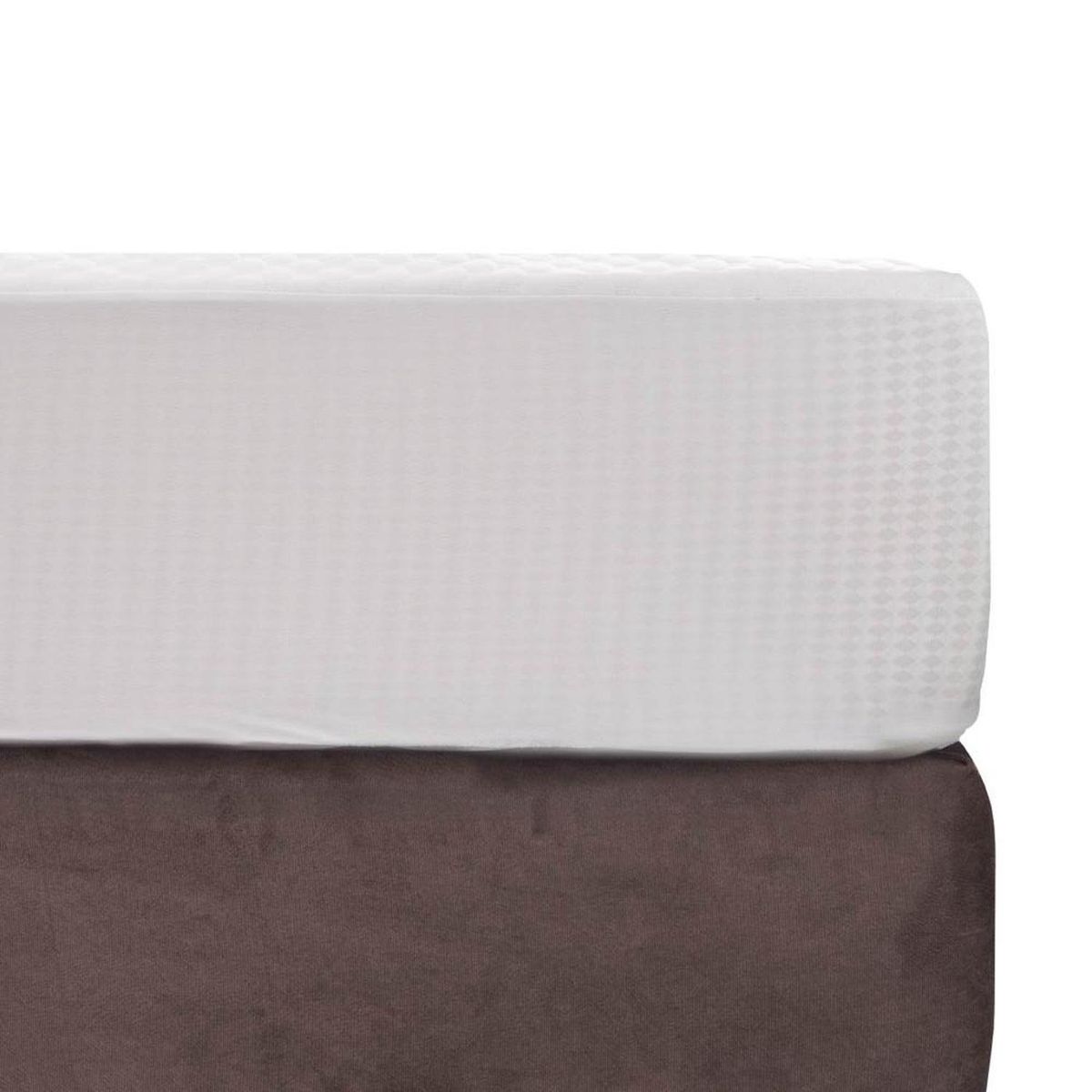 RIVESI - Protector de Colchón Impermeable Transpirable Antiácaros y lavable de 1 plaza BLANCO