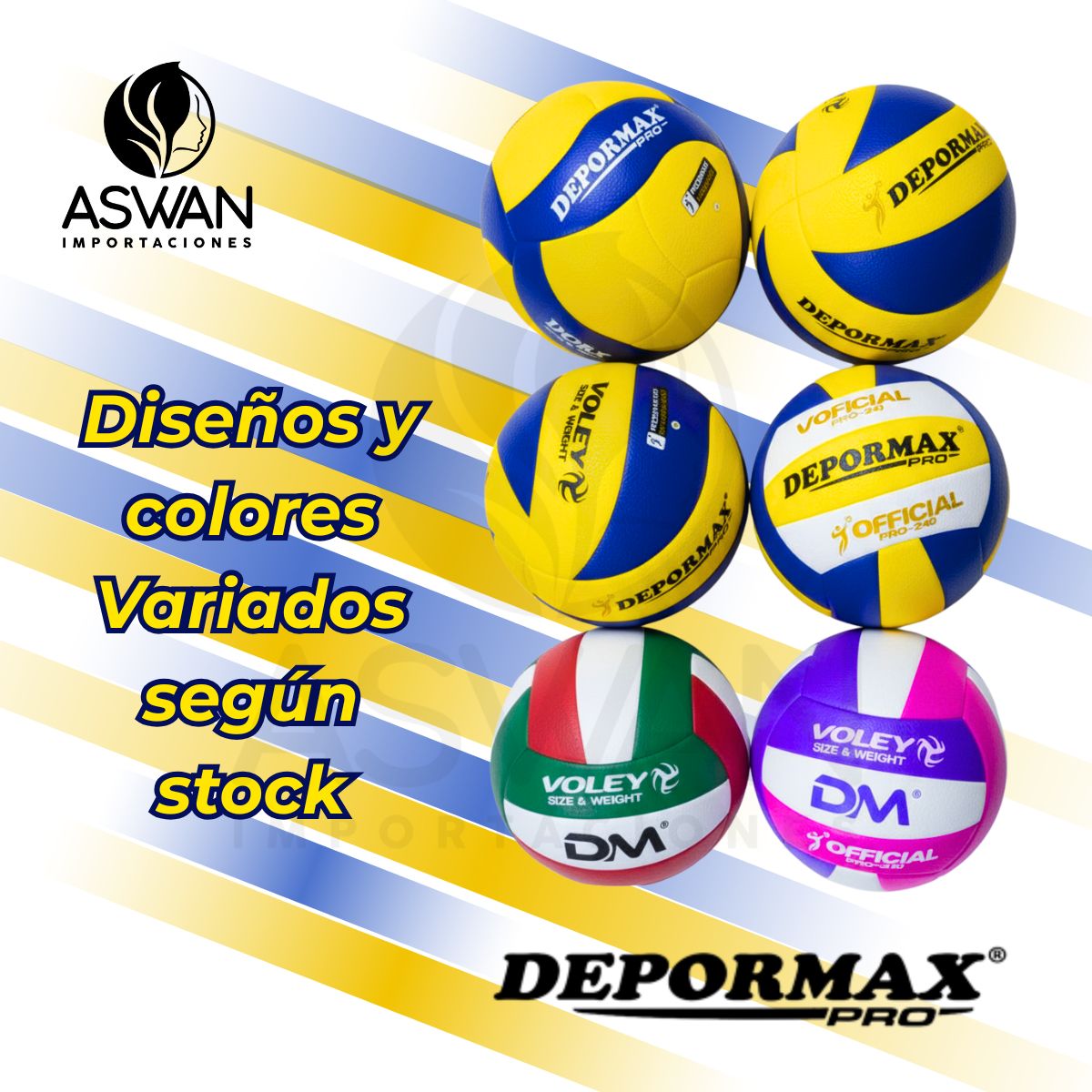 GENERICO - Pelotas de Voley DEPORMAX