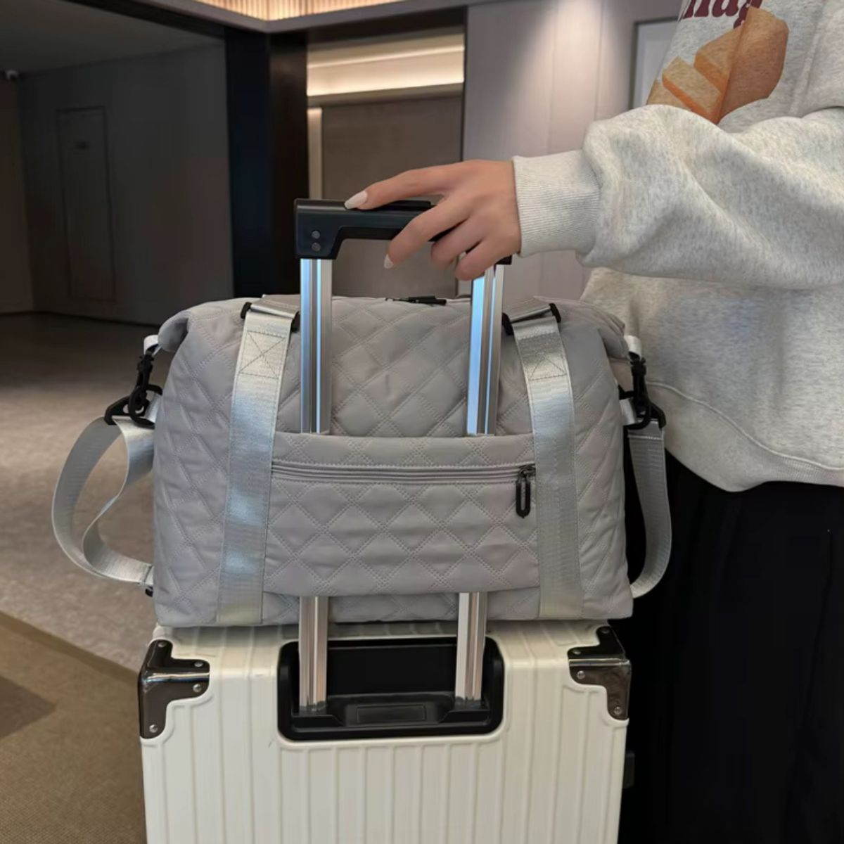 GENERICO - BOLSO PARA VIAJE NEGRO