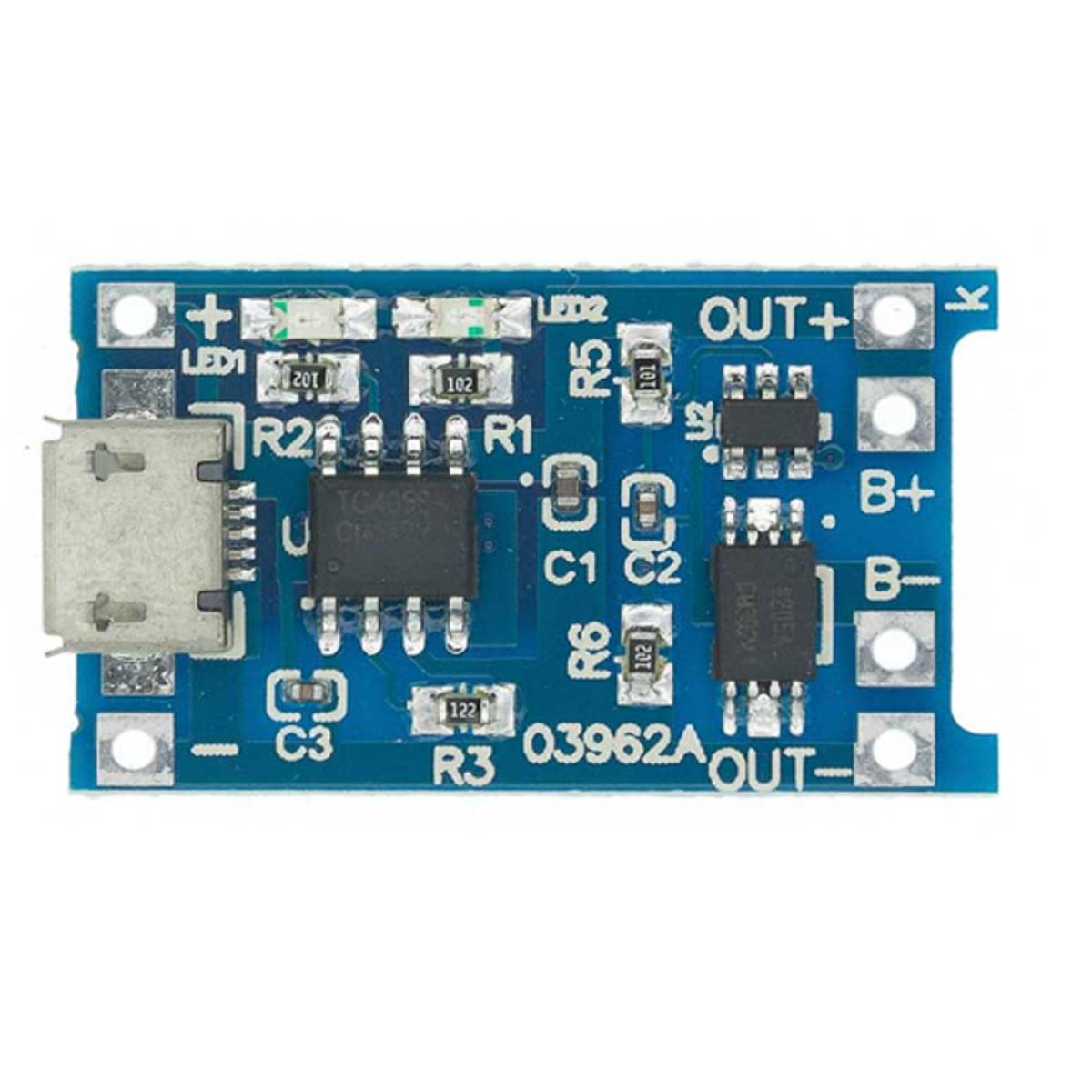 ARDUINO - MODULO CARGADOR DE LITIO ENTRADA V8 - TP4056