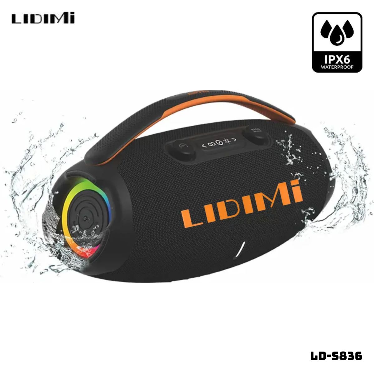 LIDIMI - PARLANTE LIDIMI BLUETOOTH 30W NEGRO - LD-S836