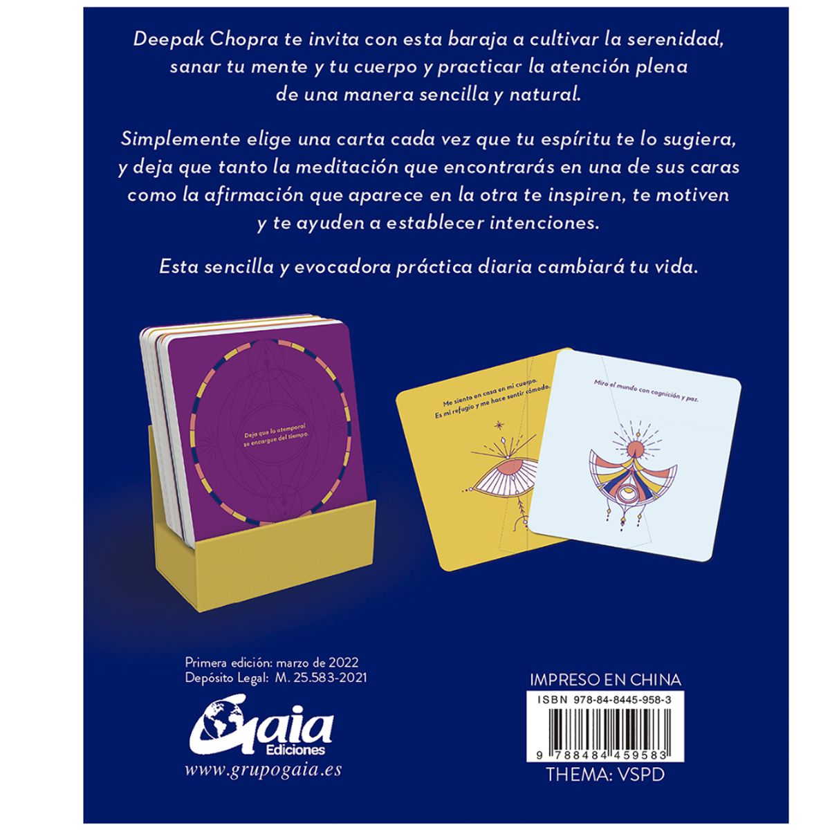 GENERICO - Meditaciones y afirmaciones. 66 cartas para liberar tu mente y despertar tu espíritu. Deepak Chopra