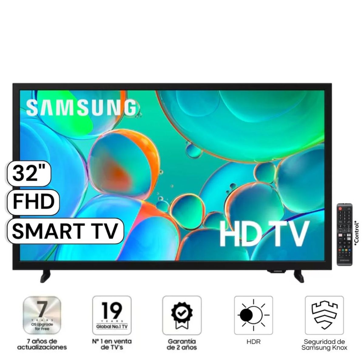 SAMSUNG - Televisor  Samsung 32" HD Smart TV Tizen UN32H5000FGXPE