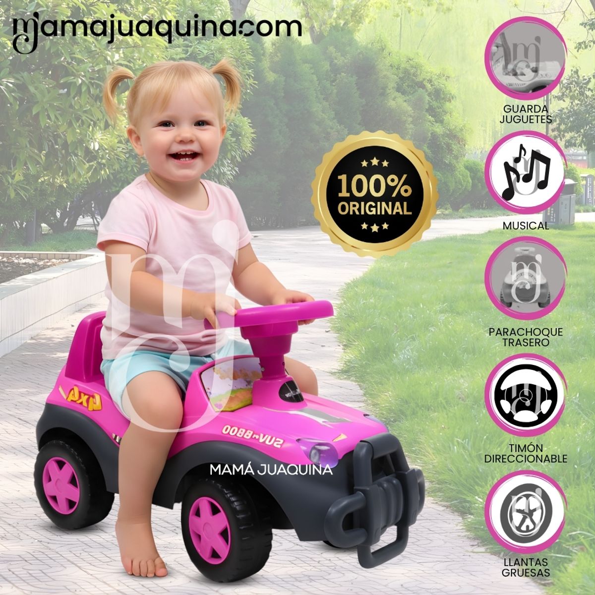 BABY - Correpasillo Buggy para Niños «KANGRY» Edición Limitada Pink