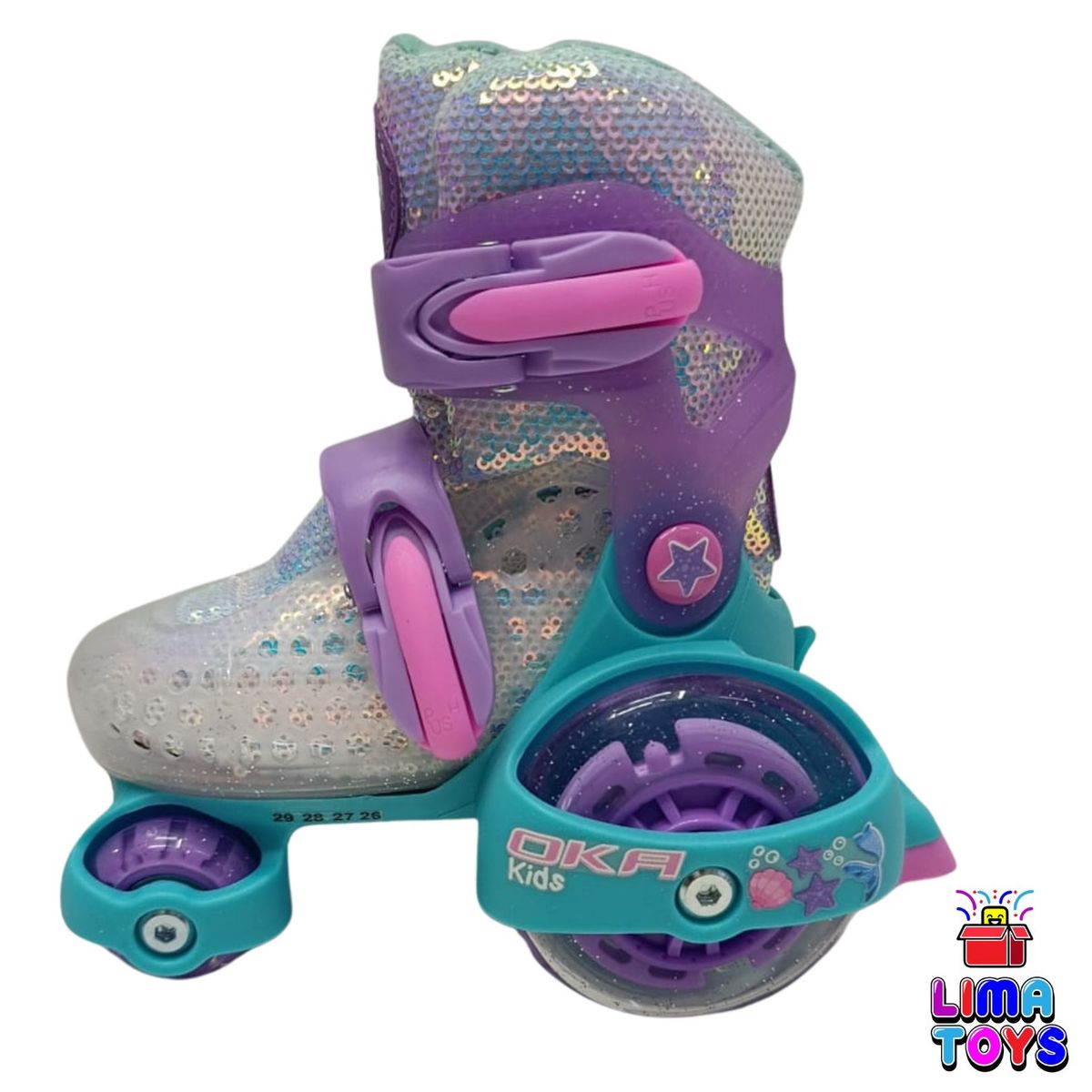 OKA - PATINES OKA KIDS SIRENA LILA TALLA S 30 - 33