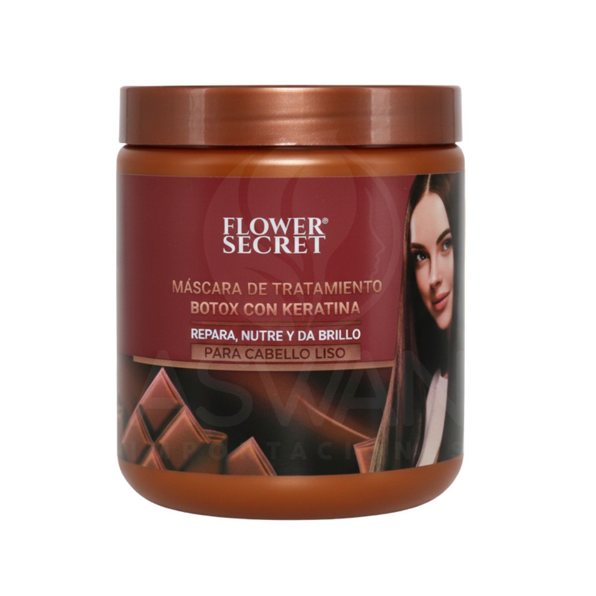 GENERICO - Mascarilla Capilar Keratina Chocolate 500ml - FLOWER SECRET