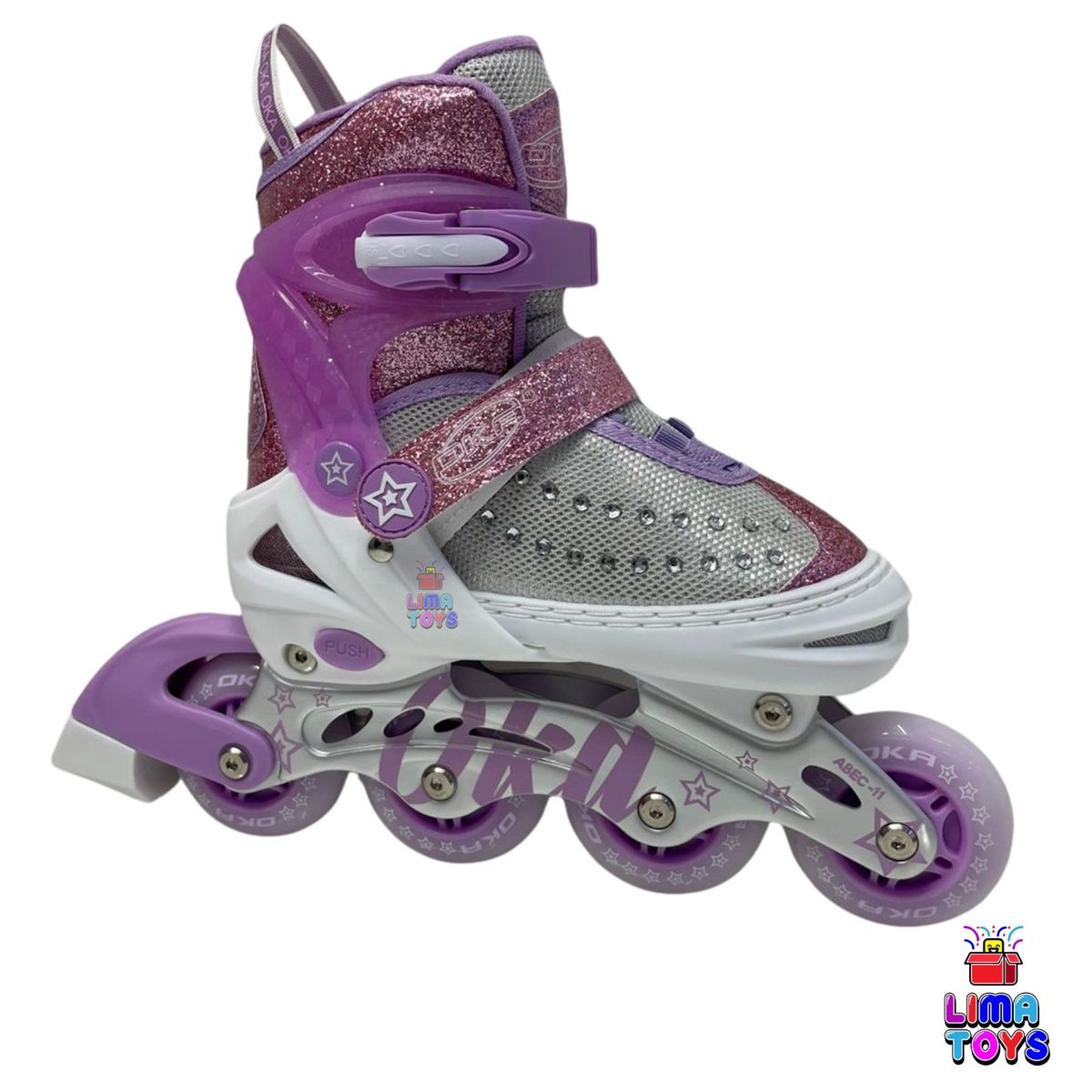 OKA - PATINES EN LINEA OKA LILA TALLA S 30 - 33