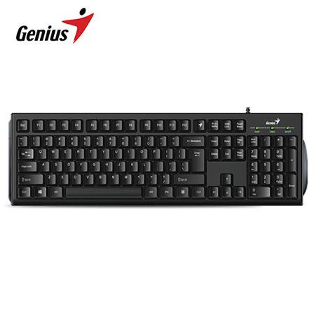 GENIUS - TECLADO GENIUS SMART KB-100 AI COPILOT USB SP BLACK 31300005401