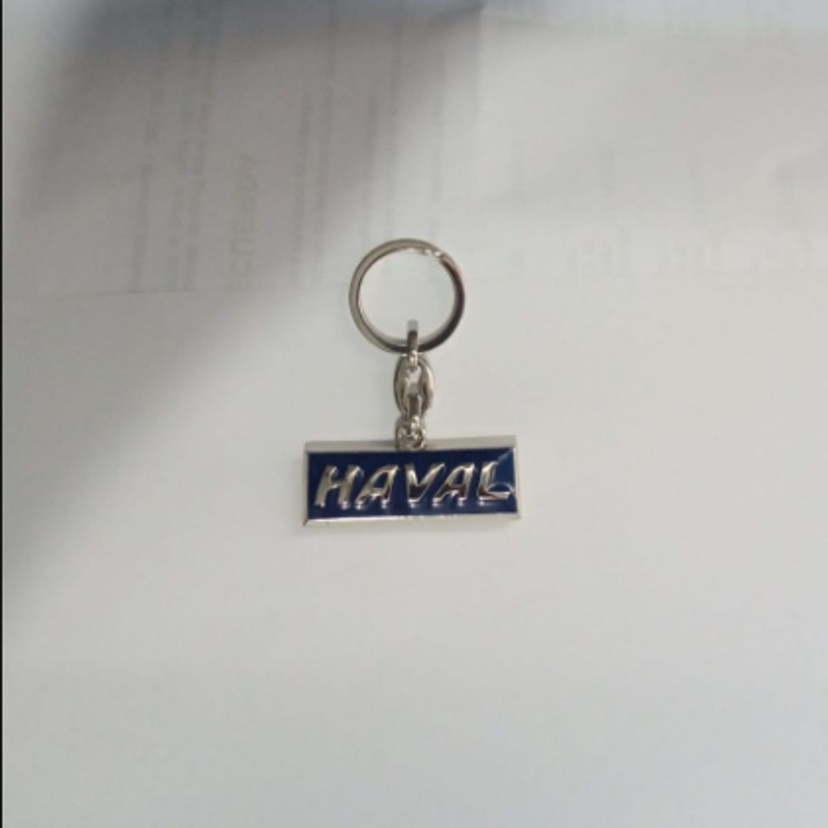 GENERICO - LLAVERO METALICO HAVAL AZUL