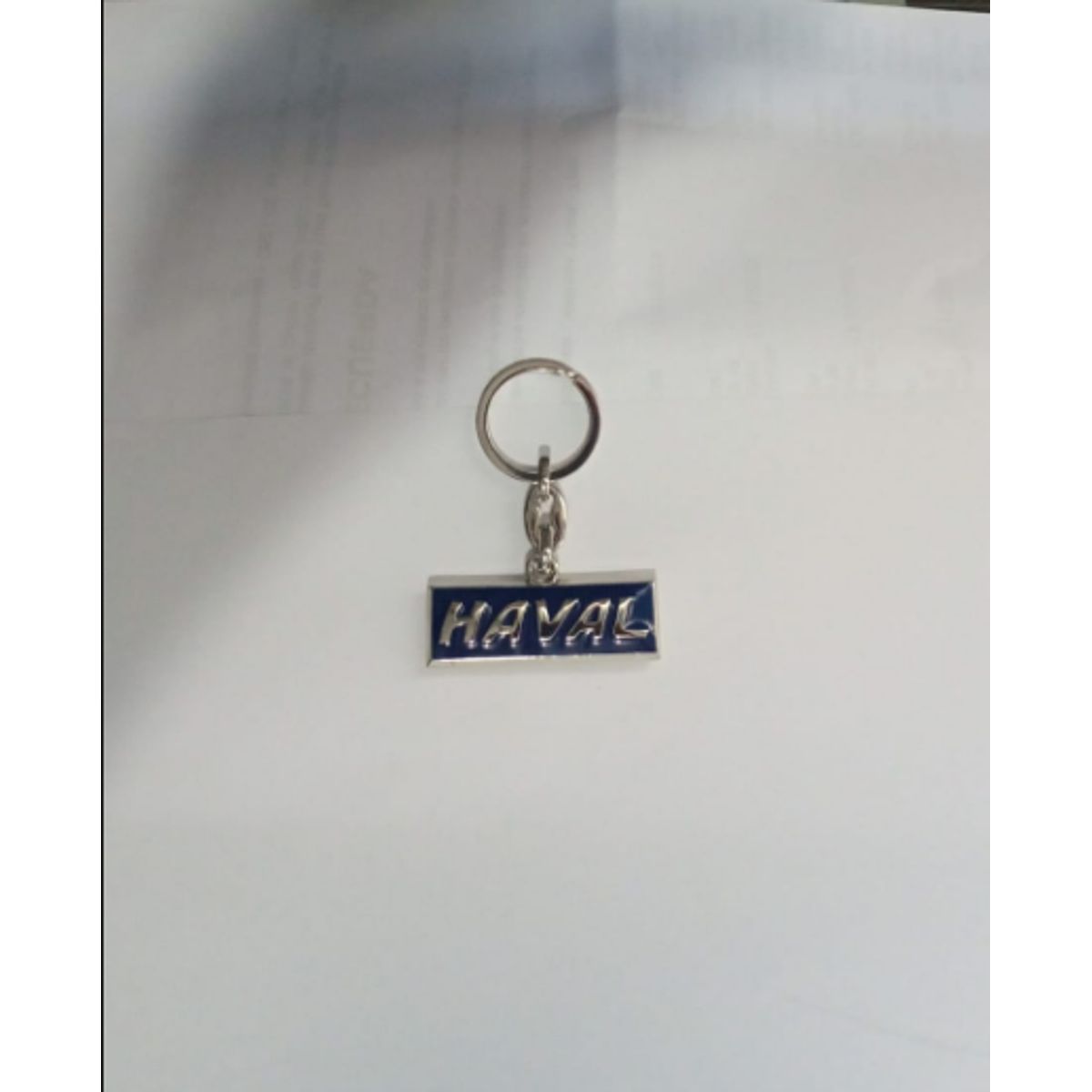 GENERICO - LLAVERO METALICO HAVAL AZUL