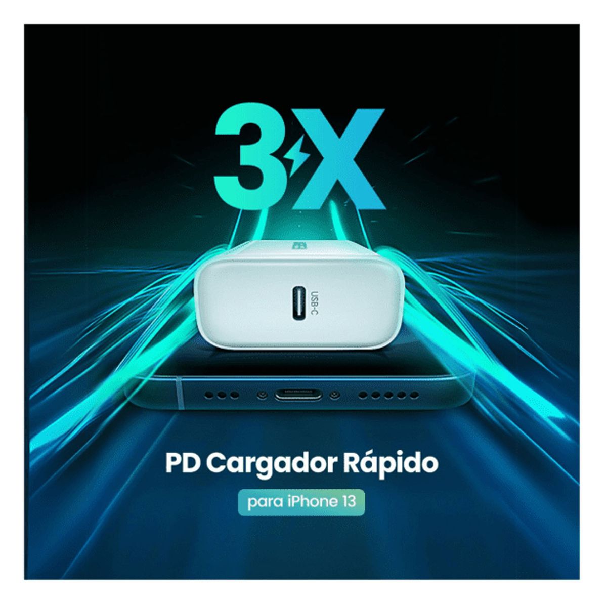 UGREEN - Cargador para USB tipo C enchufe US - 20w - UGREEN - Blanco