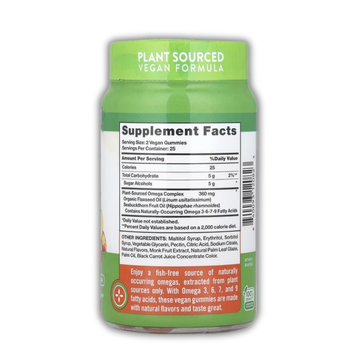 NATURE'S TRUTH - OMEGA 3, 6, 7, 9 - 50 GOMITAS VEGANAS NATURE's TRUTH