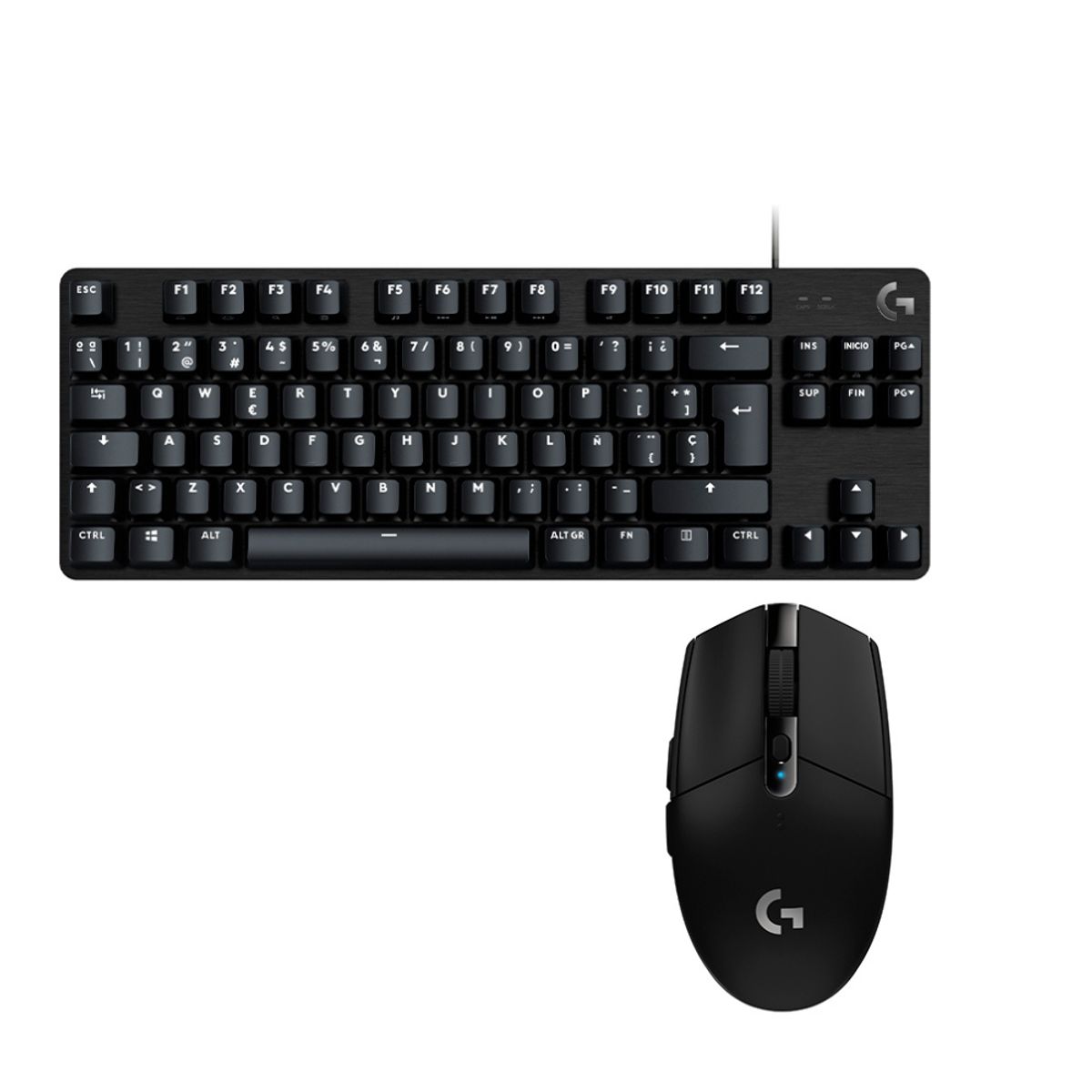 LOGITECH - Teclado Logitech G413 Tkl Y Mouse G305 Inalambrico Negro Negro