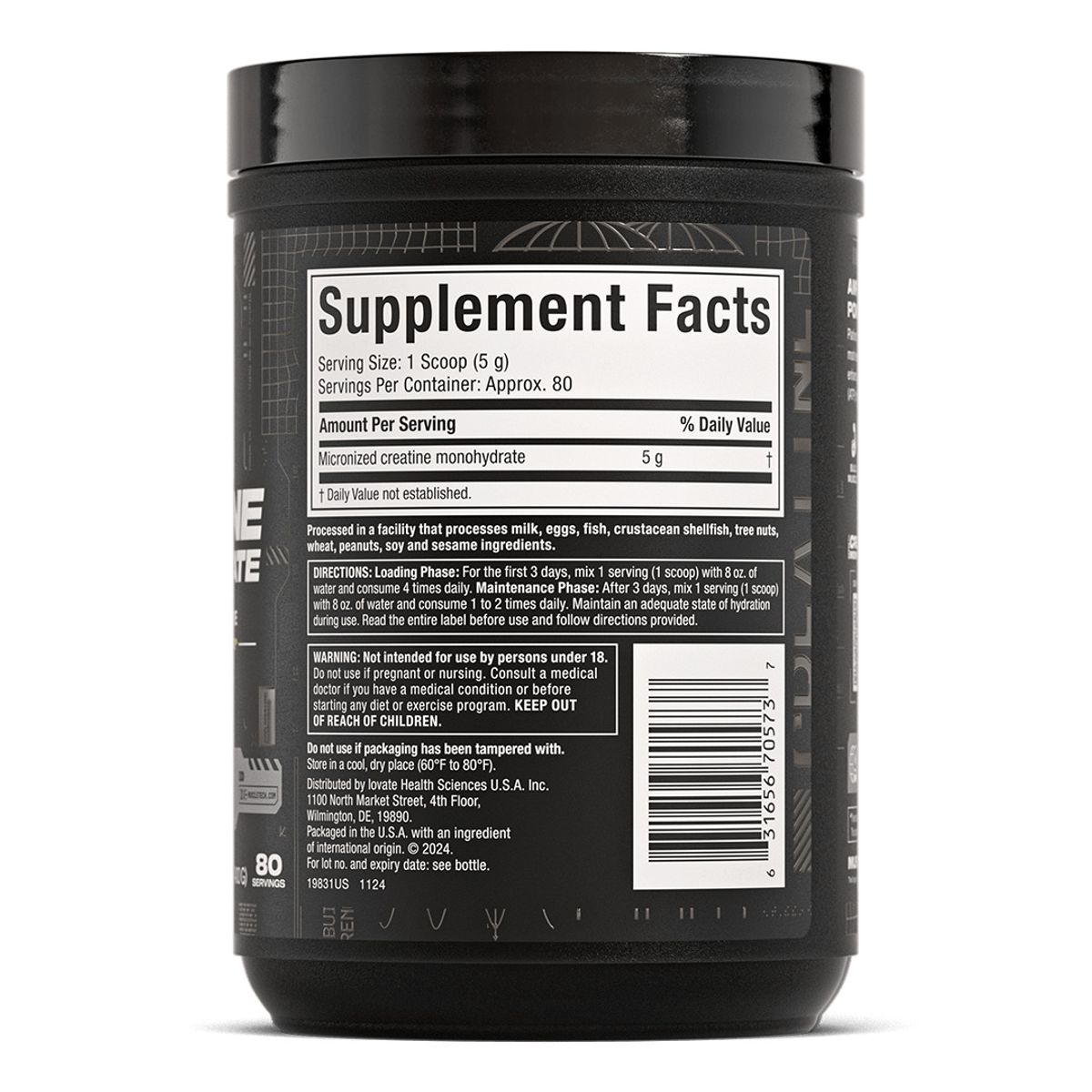 MUSCLETECH - Platinum 100% Creatina Monohidratada 400grs Muscletech