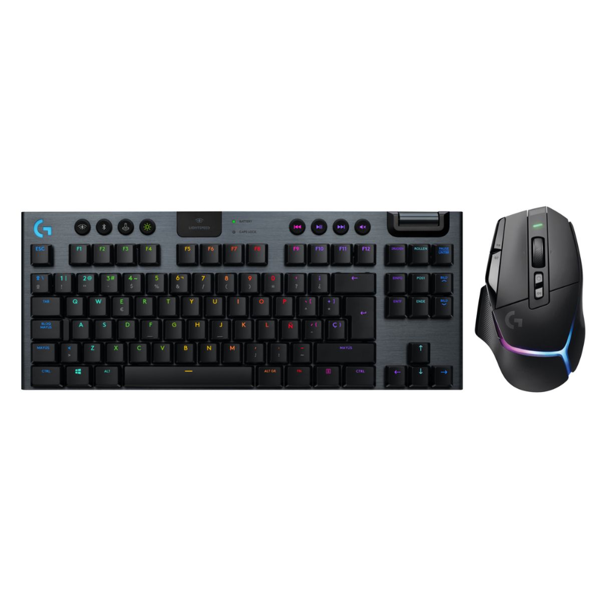 LOGITECH - Kit Teclado y Mouse Logitech G915x Tkl + G502 X Lightspeed Negro