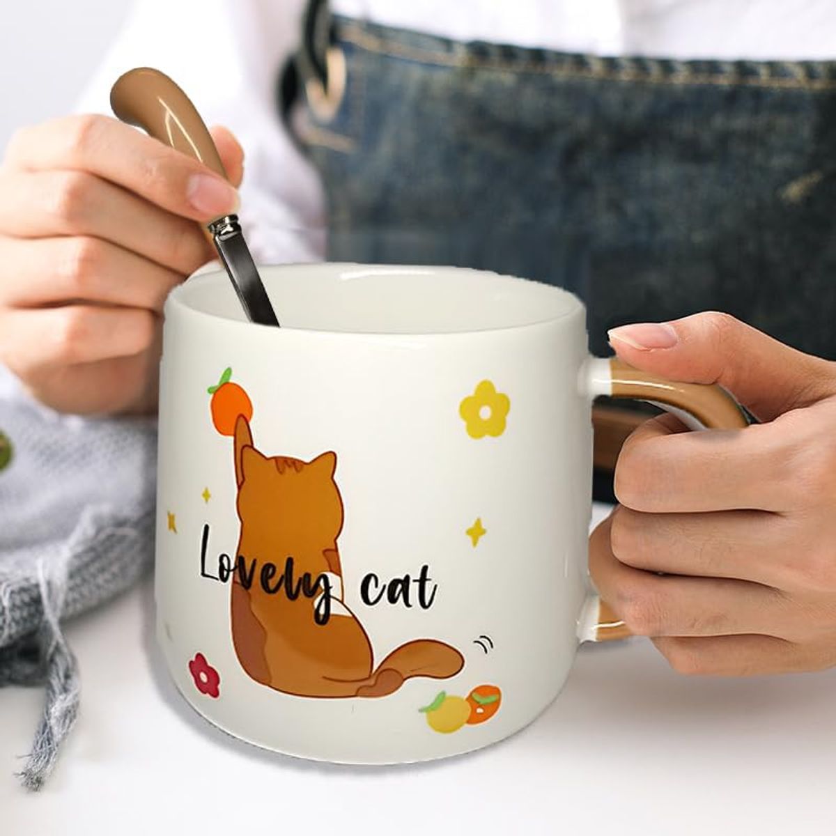 GENERICO - TAZA GATO - LOVELY CAT
