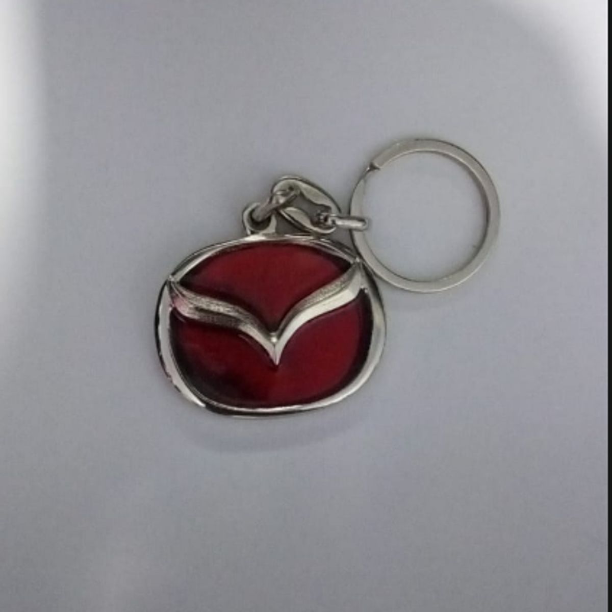 GENERICO - LLAVERO METALICO MAZDA ROJO