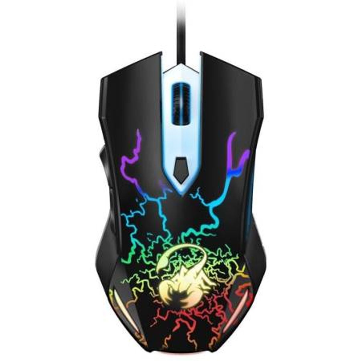 GENIUS GX - MOUSE GENIUS GX SCORPION SPEAR 2000 DPI 6-BOT RGB BLACK(PN 31040002400)