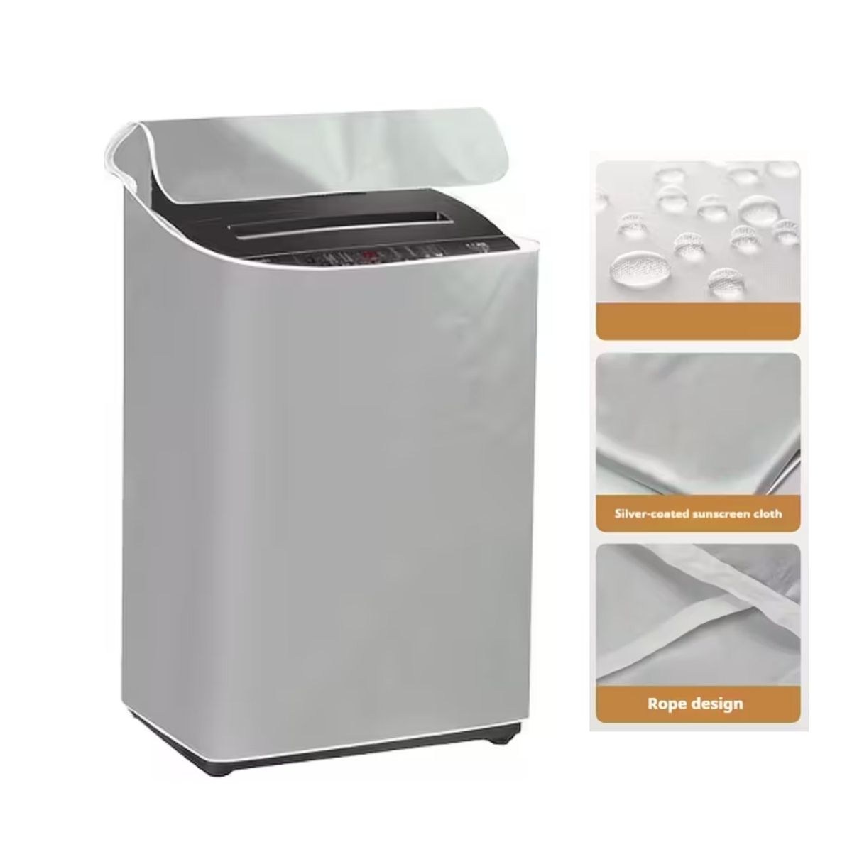 GENERICO - Funda Universal Importada para Lavadoras y Secadoras XL 65x103x65