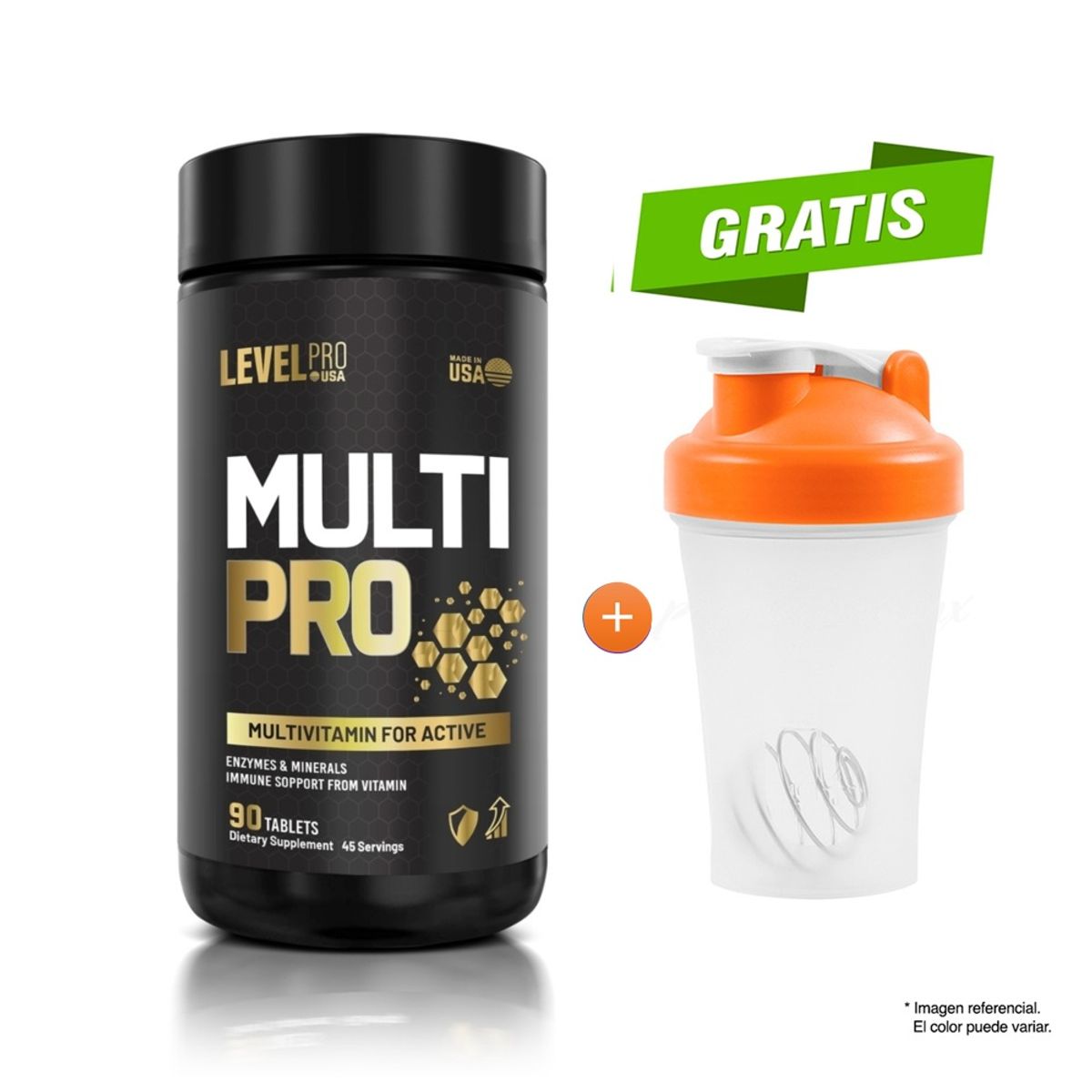 LEVEL PRO - MULTIVITAMÍNICO MULTI-PRO 90 CÁPS LEVEL PRO