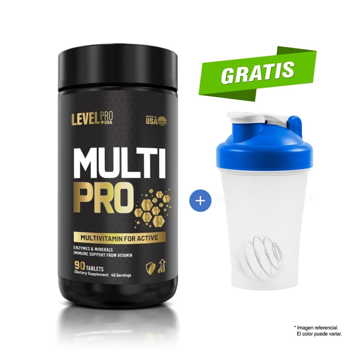 Level Pro - ZINC MAGNESIO MULTI-PRO DE 90 CÁPSULAS LEVEL PRO