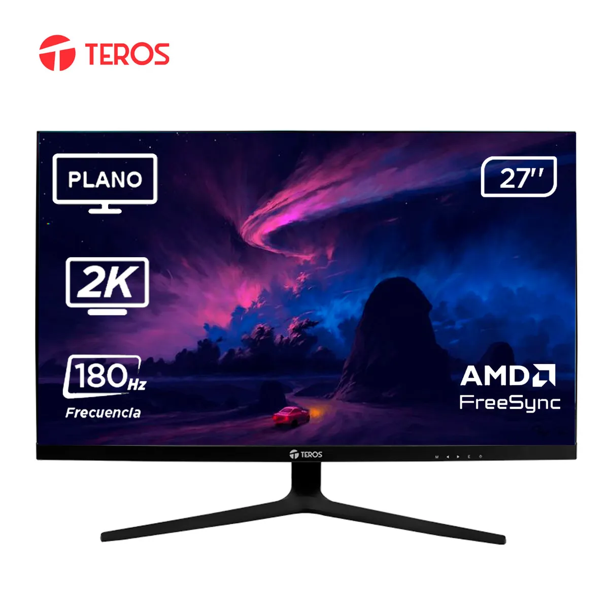 TEROS - Monitor gamer 27 pulgadas 2K QHD 180Hz 1ms IPS Teros TE-2769G