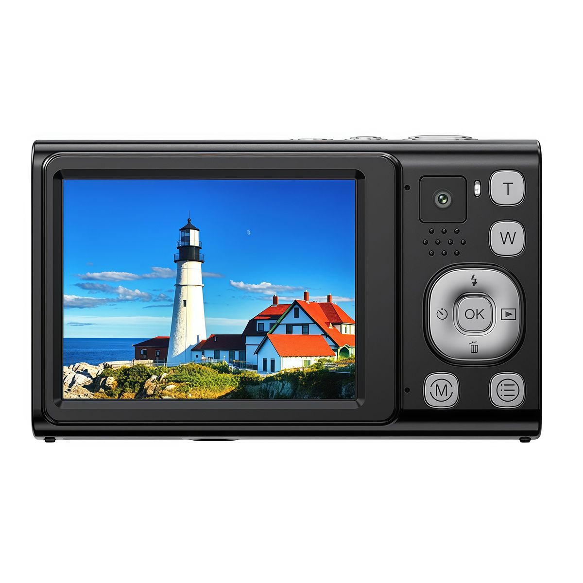 RENVMEXY - Cámara Digital DC422XY - Dual 5K Zoom 6X 96MP