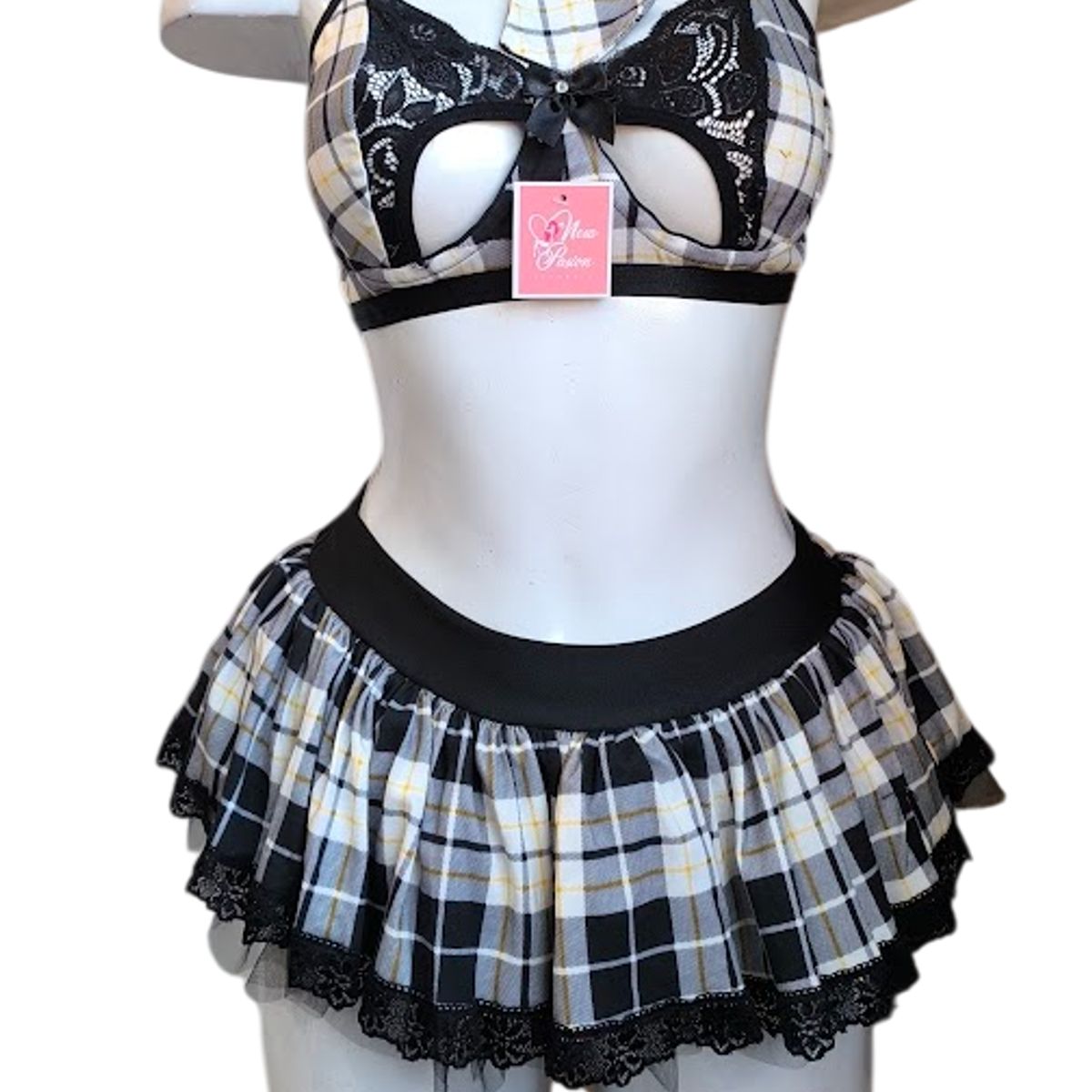 GENERICO - DISFRAZ COLEGIALA LENCERIA SEXY