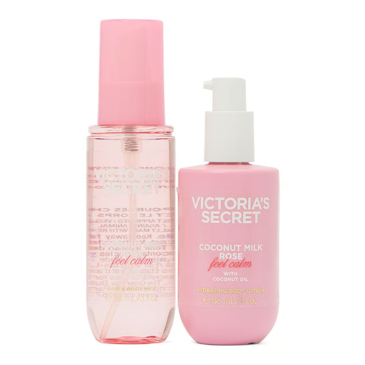 VICTORIA'S SECRET - SET DE REGALO VICTORIA SECRET COCONUT MILK ROSE MIST Y LOCION 88 ML