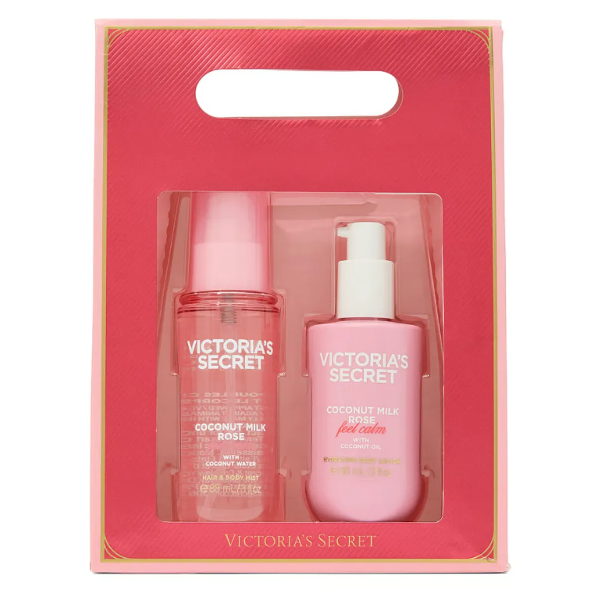 VICTORIA'S SECRET - SET DE REGALO VICTORIA SECRET COCONUT MILK ROSE MIST Y LOCION 88 ML