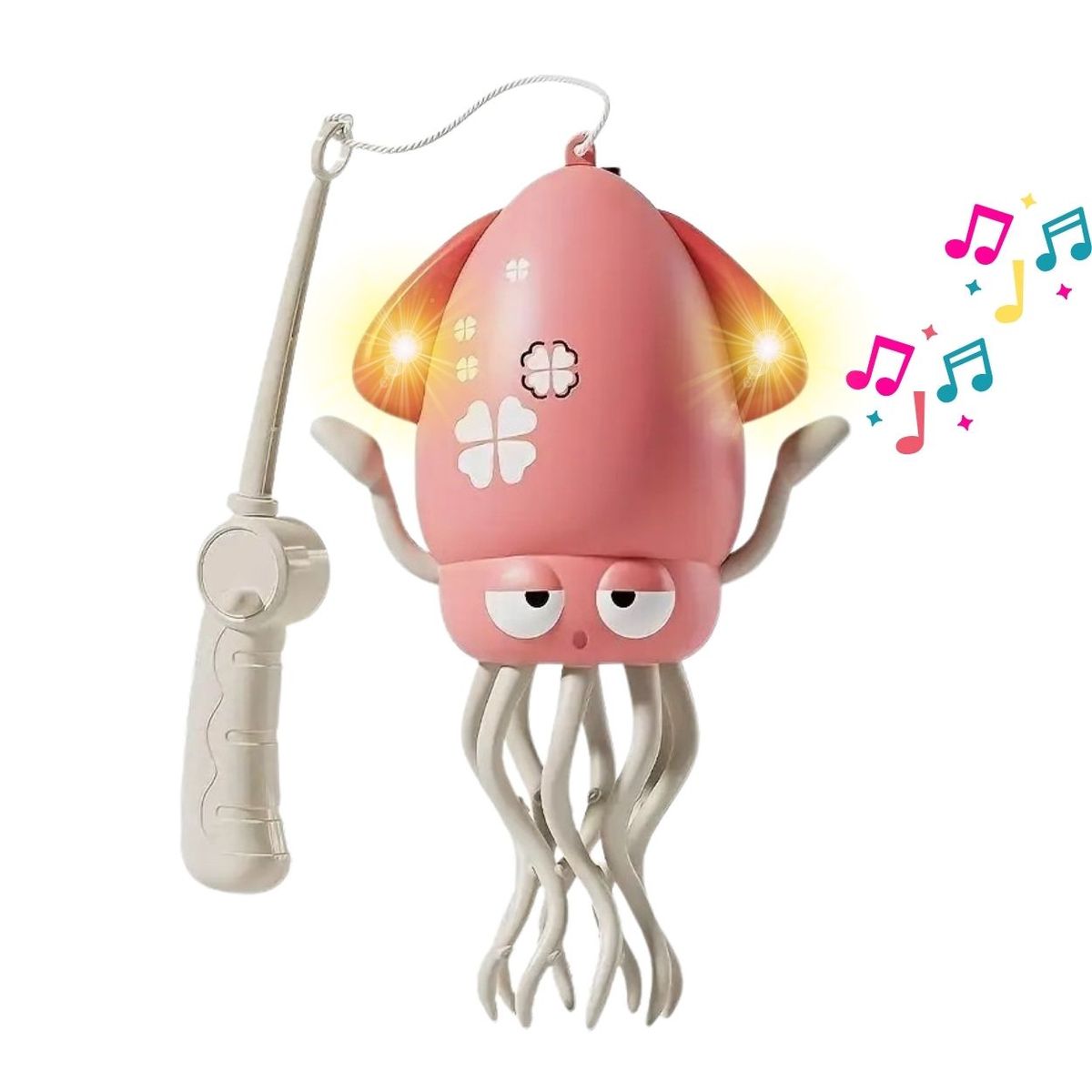 GENERICO - Juguete Sensorial Pulpo Musical Bailarín con Luces Recargable Bebé Niña