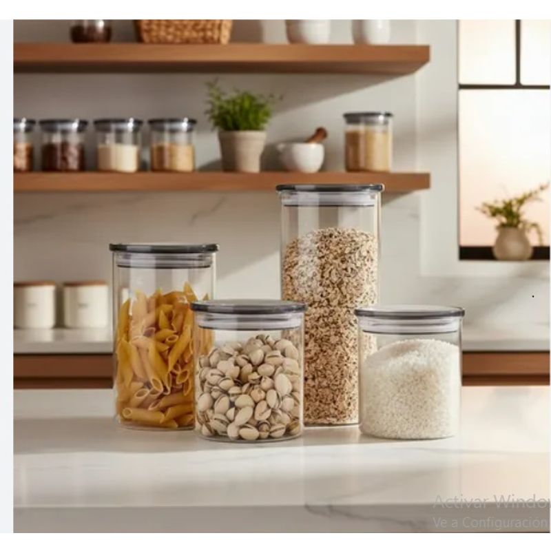 BELESSI - SET DE 4 CANISTERS RECIPIENTE BELESSI
