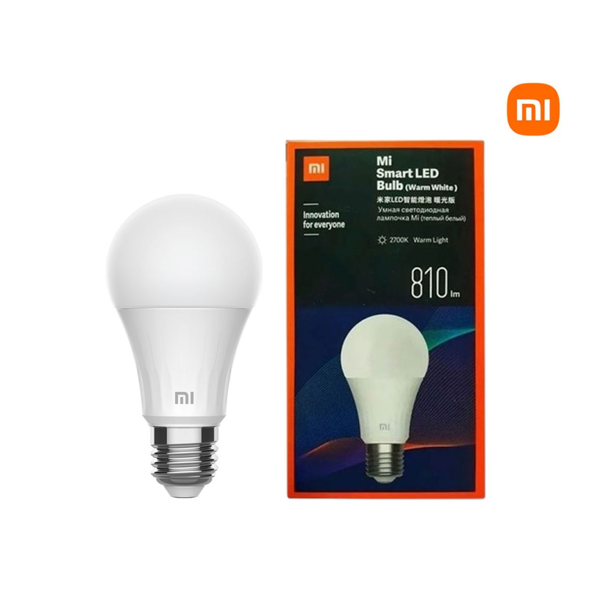 XIAOMI - Foco Inteligente Xiaomi LED Blanca Cálida 2700 K 810 lm Control voz App