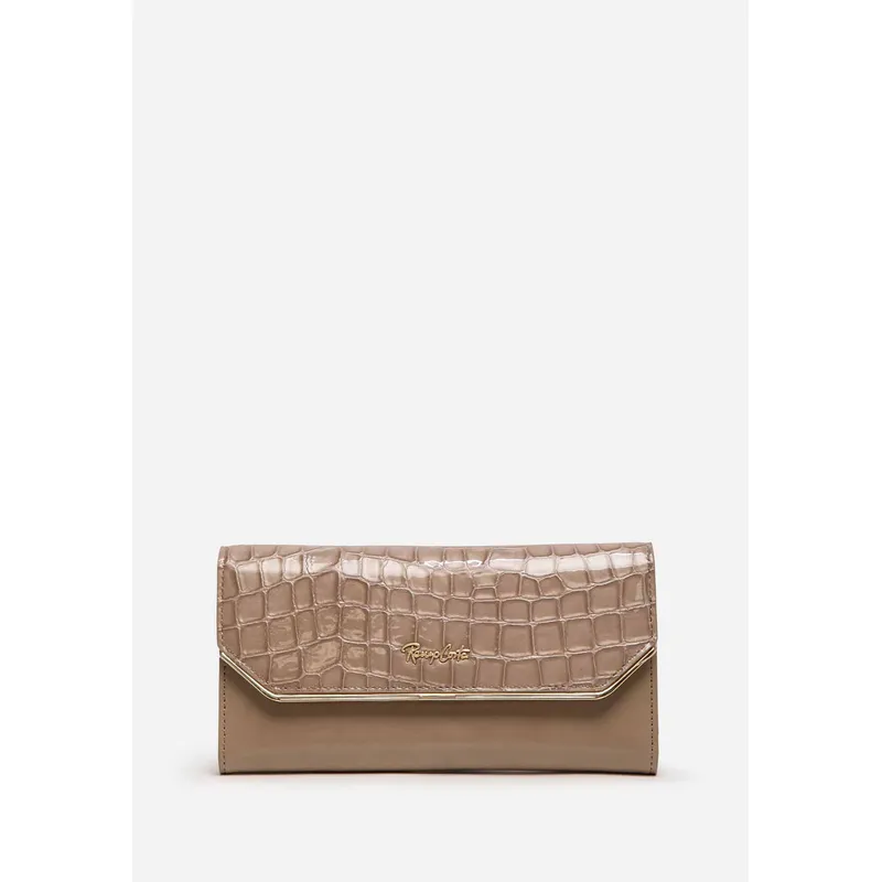 RENZO COSTA - BILLETERA CROCO LUXE CLUTCH
