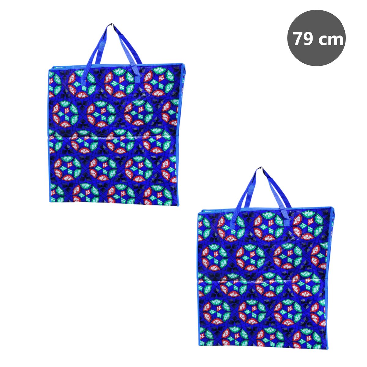 GENERICO - 2 bolsas con cierre de 79cm  con diseño - GRANDE AZUL