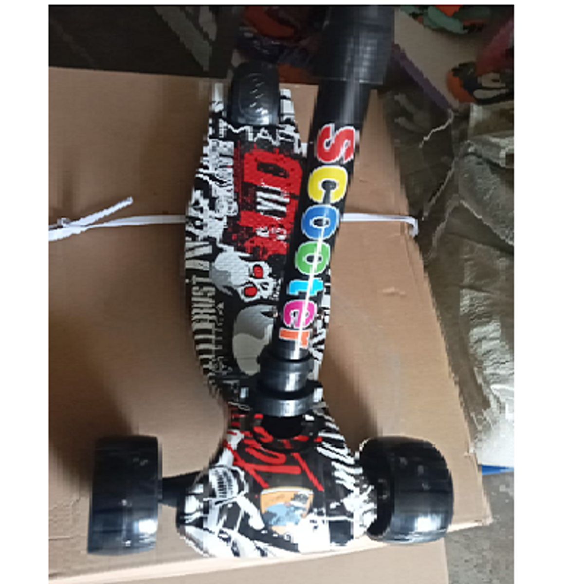 GENERICO - Scooter Grafity - Patineta Con Luz Led Para Niños Y Niñas