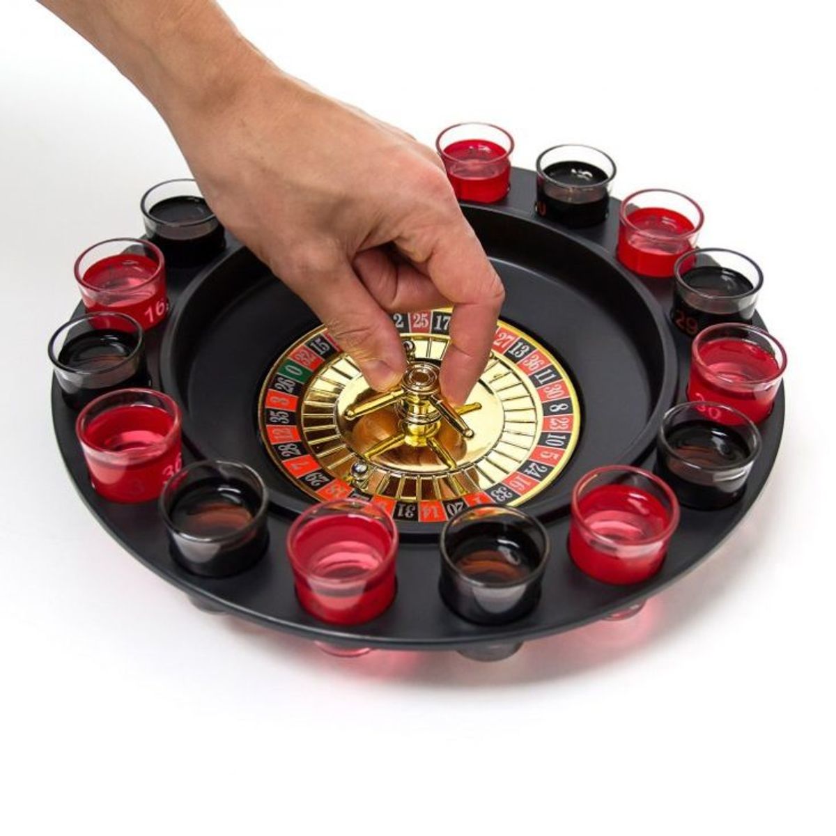 GENERICO - Juego Ruleta Shot Para Bebidas fiestas