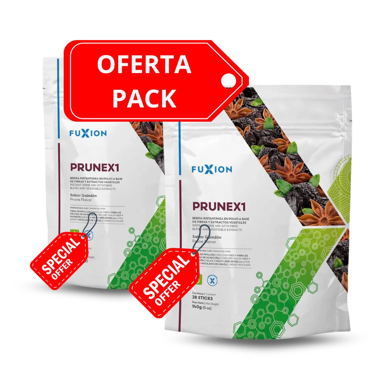 FUXION - PRUNEX FUXION 28 SOBRES PACK