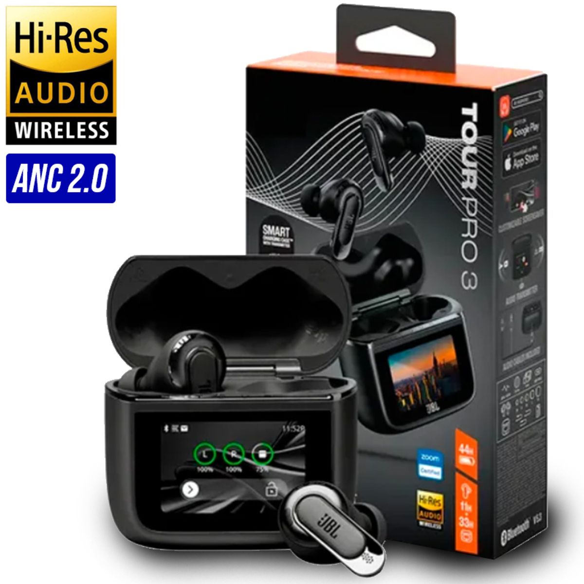 GENERICO - Audífonos Bluetooth Tour Pro 3 con ANC Cancelación Ruido