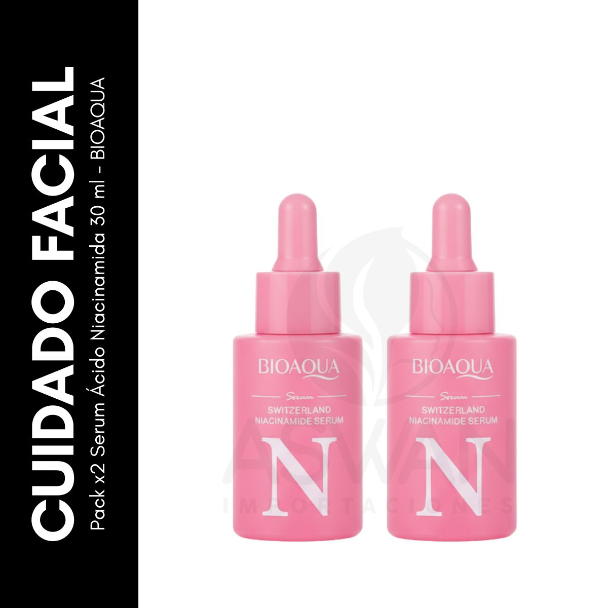 GENERICO - Pack x2 Serum Ácido Niacinamida 30 ml - BIOAQUA