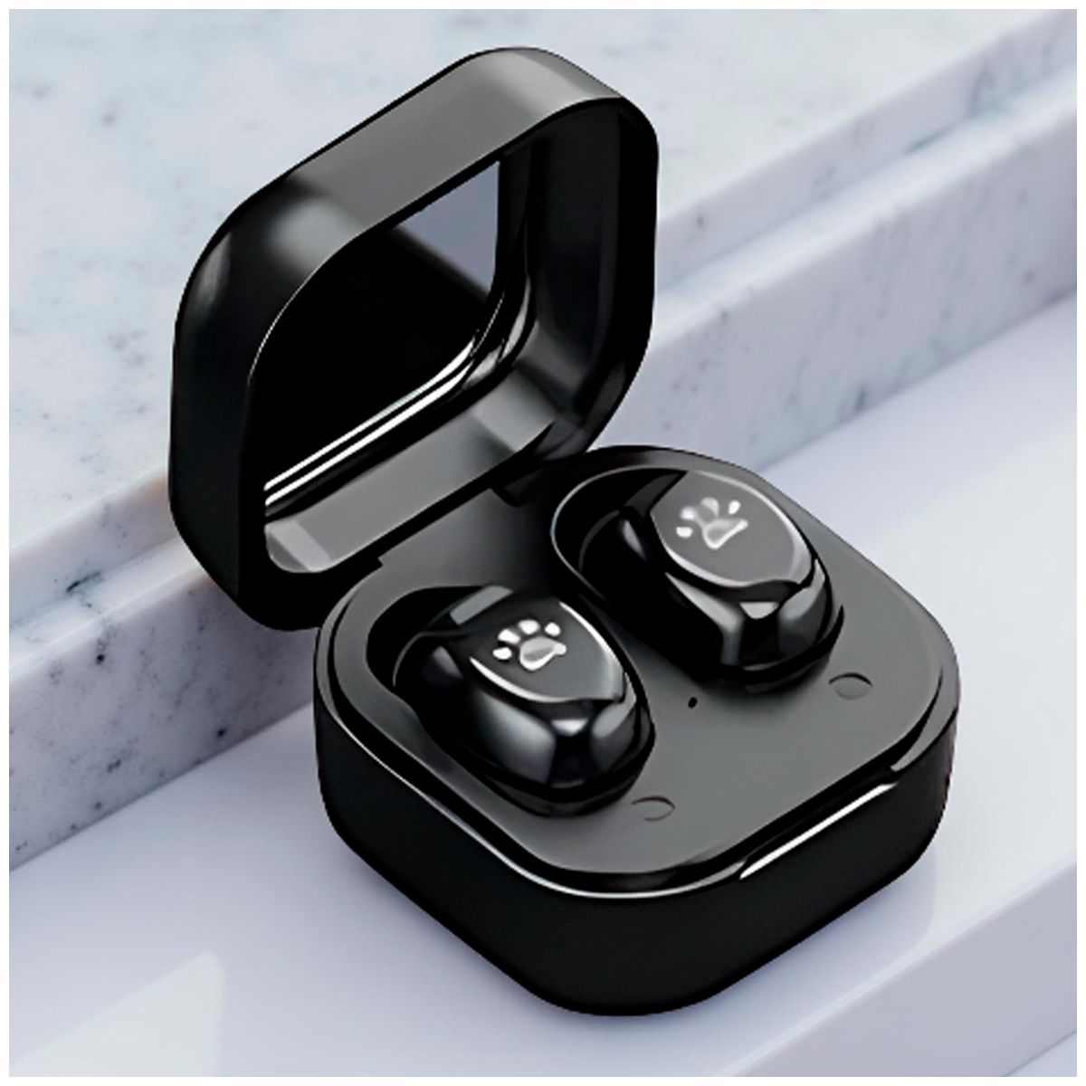 GENERICO - Audífonos Bluetooth sport V53 huella gato negro