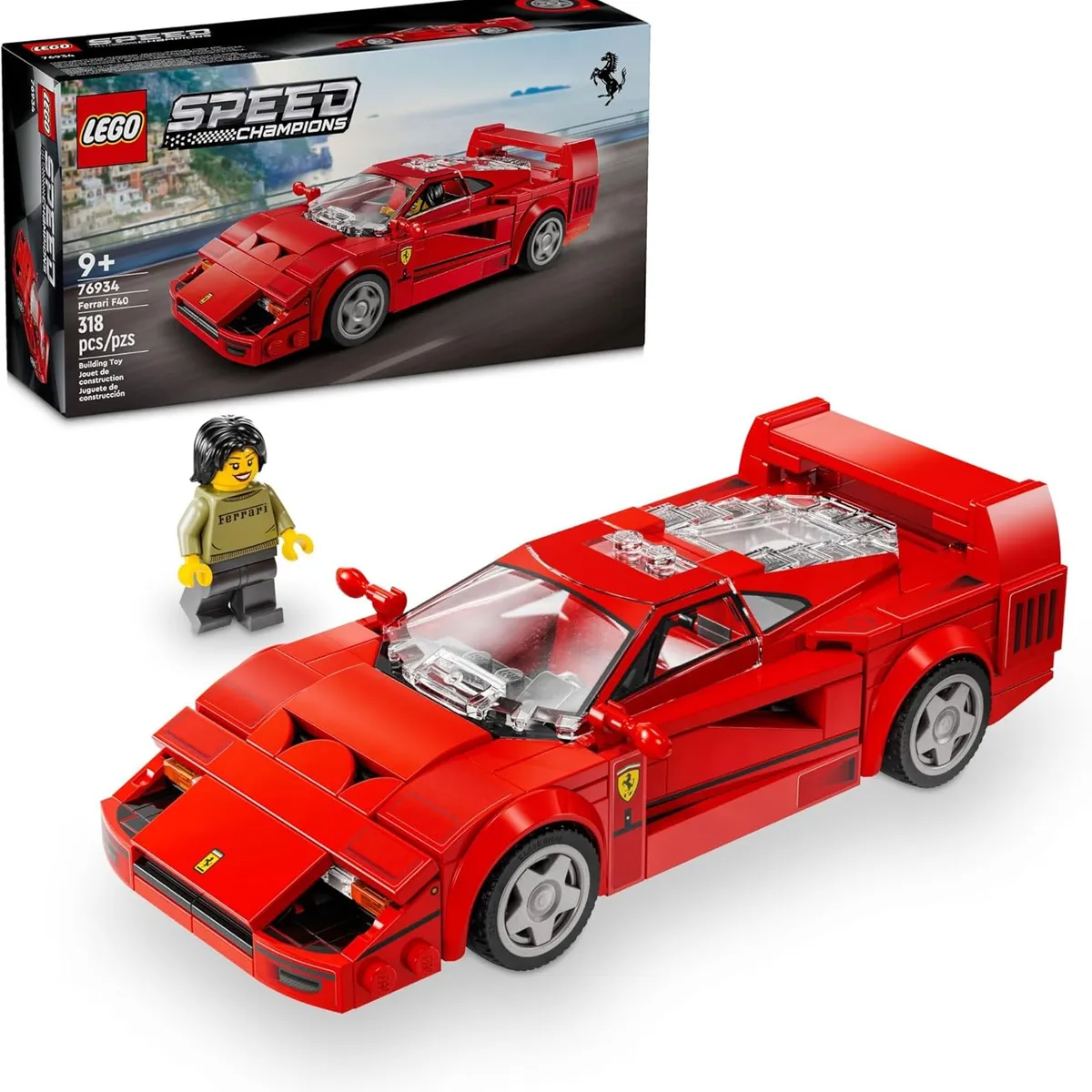 LEGO - Lego Speed Champions Ferrari F40 Supercoche Coleccionable
