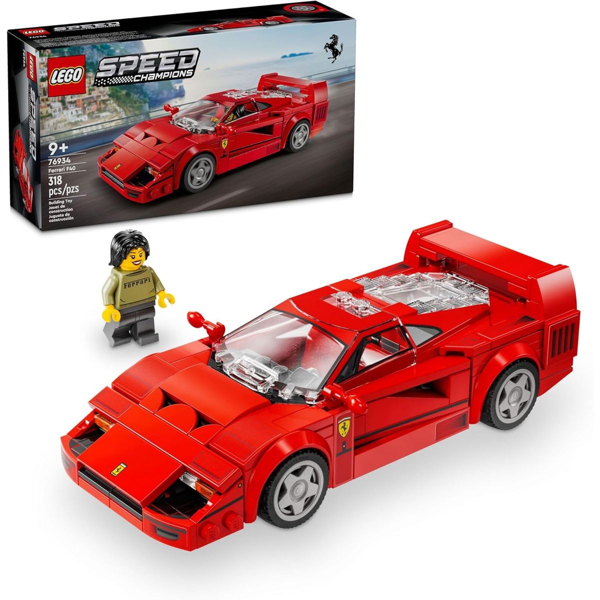 LEGO - Lego Speed Champions Ferrari F40 Supercoche Coleccionable