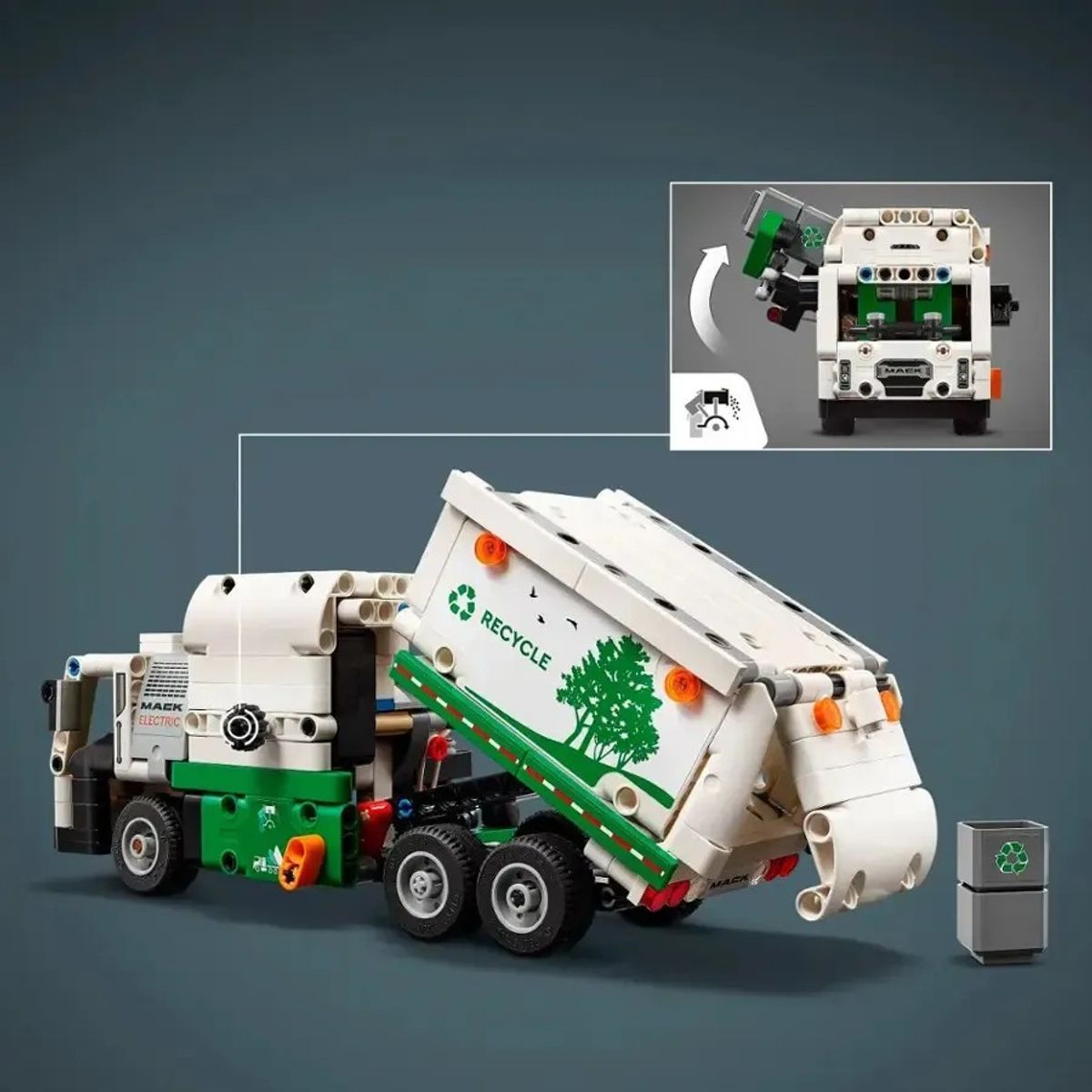 LEGO - Camión De Basura Eléctrico Lego - Technic Mack Lr Para Niños
