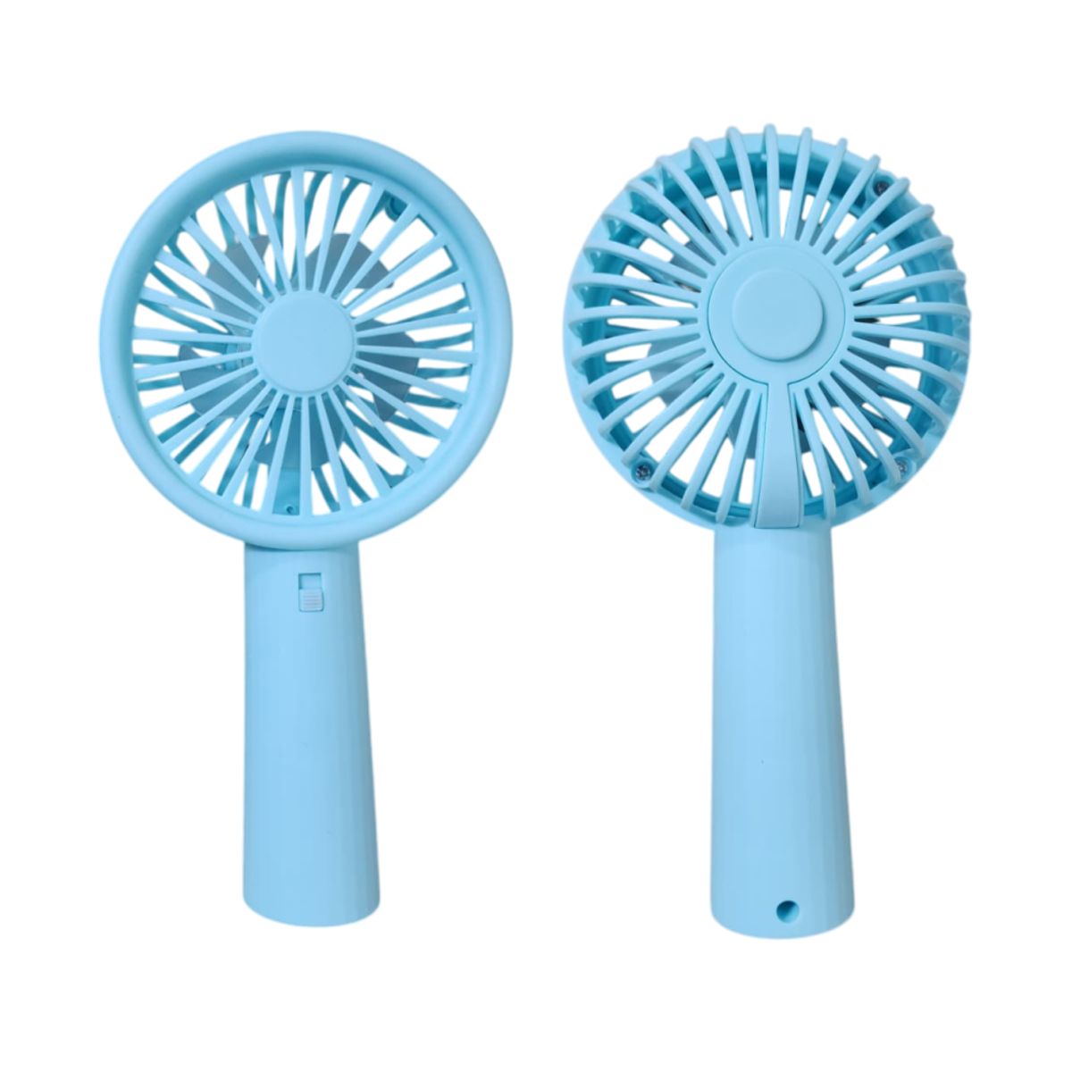 GENERICO - Potente Ventilador portátil 1 velocidad - Celeste